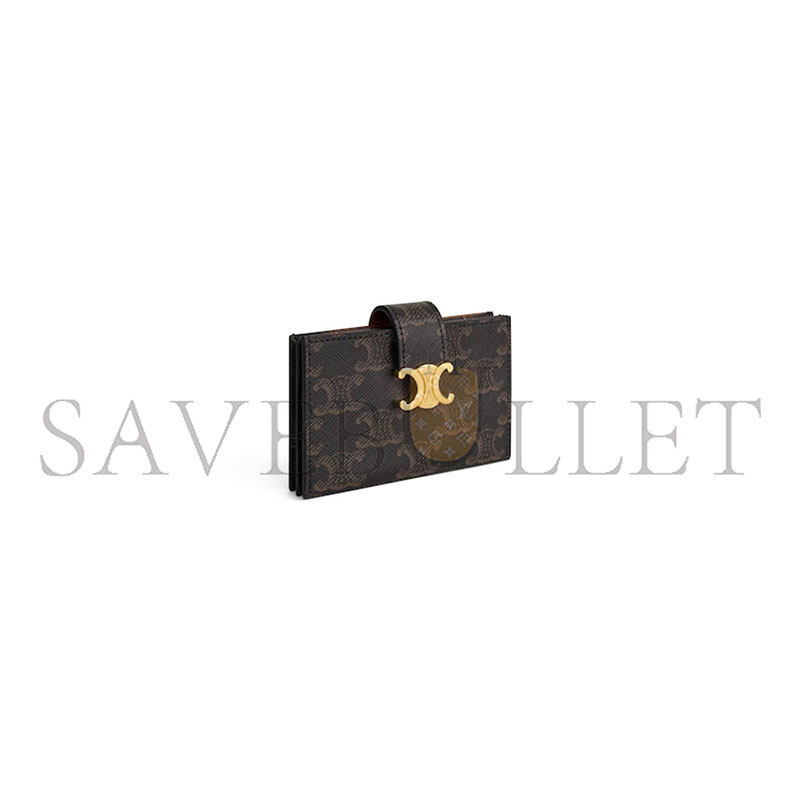 Ce1i*e accordeon card holder nino in triomphe canvas 10n842cqh.04lu (11*7*2.5cm)